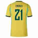 ENDRICK NO.21 Maglia Calcio Brasile Prima 2026 – Versione Giocatore