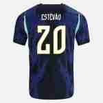 ESTÊVÃO NO.20 Maglia Calcio Brasile Away 2026 – Versione Giocatore