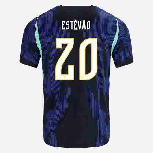 ESTÊVÃO NO.20 Maglia Calcio Brasile Away 2026 – Versione Giocatore ESTÊVÃO NO.20 Maglia Calcio Brasile Away 2026 – Versione Giocatore
