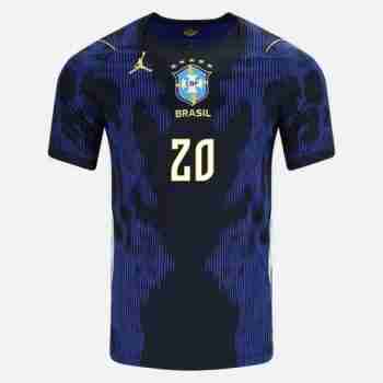 ESTÊVÃO NO.20 Maglia Calcio Brasile Away 2026 – Versione Giocatore_1