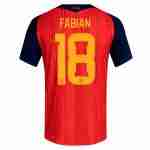 FABIAN NO.18 Maglia Calcio Spagna Prima 2026 – Versione Giocatore