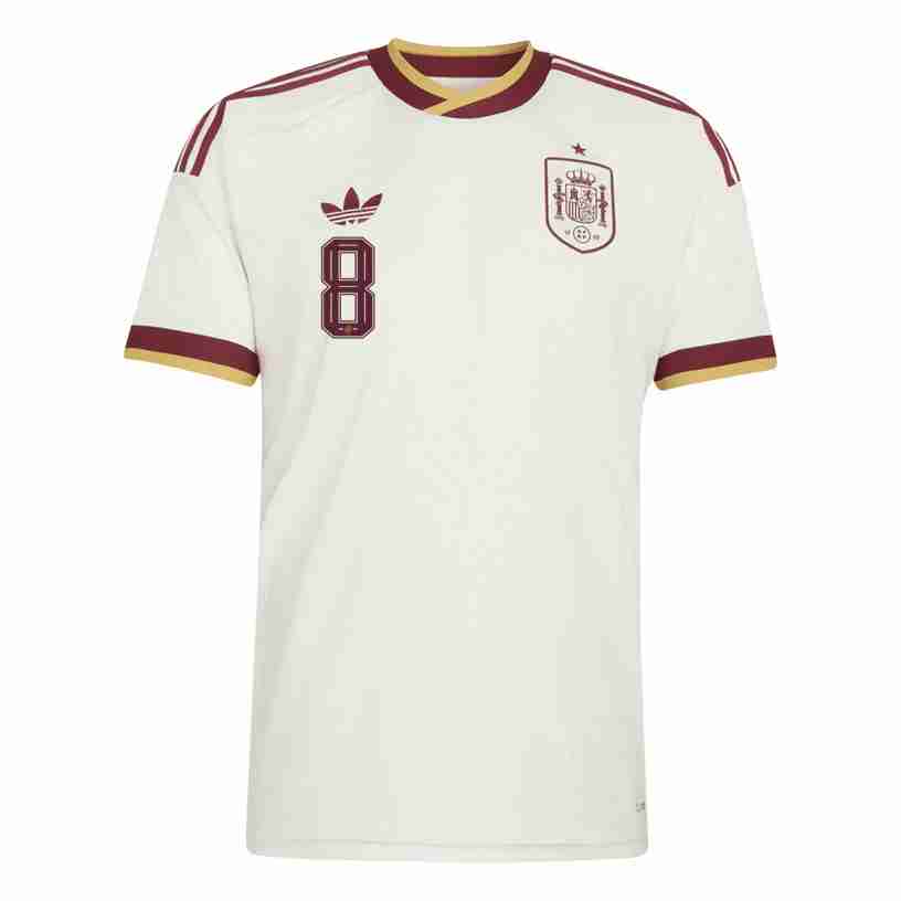 FABIAN NO.8 Maglia Calcio Spagna Away 2026 – Versione Giocatore_1 FABIAN NO.8 Maglia Calcio Spagna Away 2026 – Versione Giocatore_1