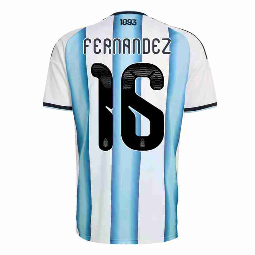 FERNANDEZ NO.16 Maglia Calcio Argentina Prima 2026 – Versione Giocatore FERNANDEZ NO.16 Maglia Calcio Argentina Prima 2026 – Versione Giocatore