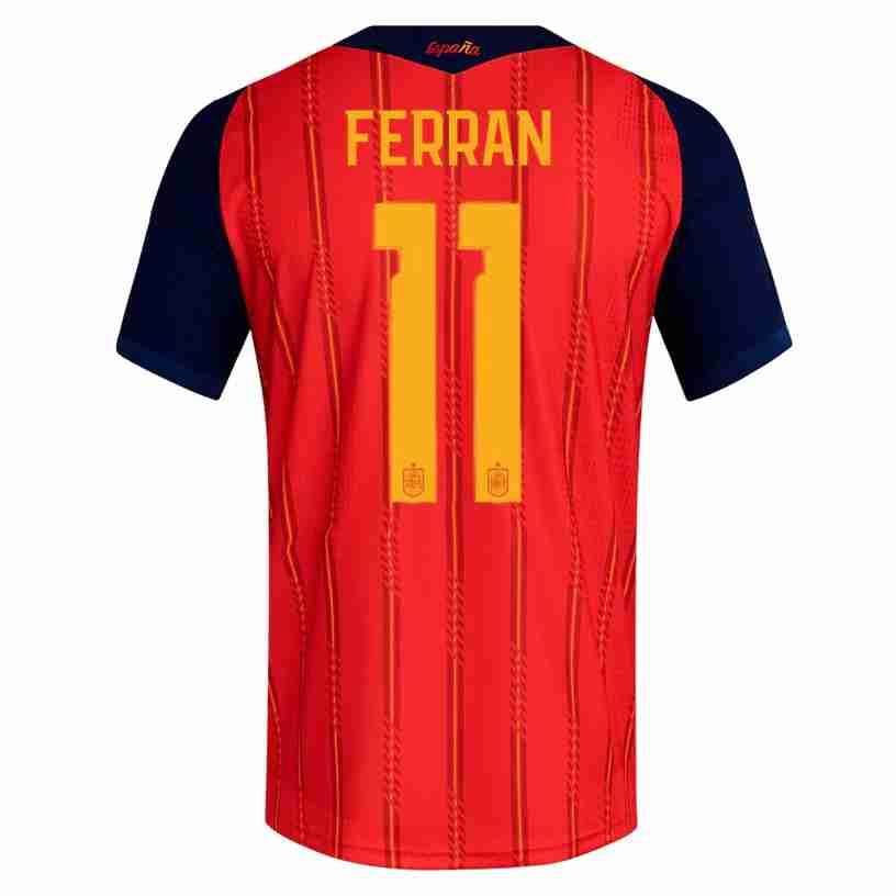 FERRAN NO.11 Maglia Calcio Spagna Prima 2026 – Versione Giocatore FERRAN NO.11 Maglia Calcio Spagna Prima 2026 – Versione Giocatore