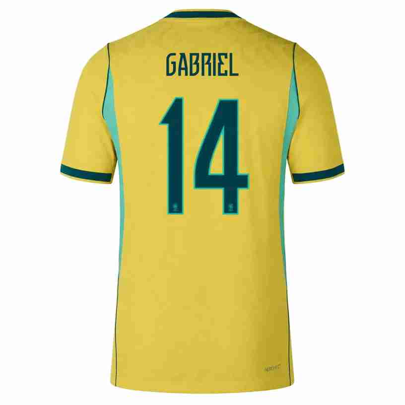 GABRIEL NO.14 Maglia Calcio Brasile Prima 2026 – Versione Giocatore GABRIEL NO.14 Maglia Calcio Brasile Prima 2026 – Versione Giocatore