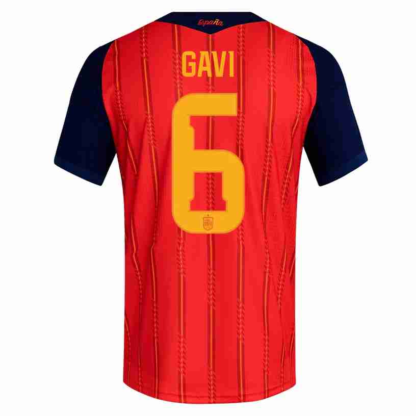 GAVI NO.6 Maglia Calcio Spagna Prima 2026 – Versione Giocatore GAVI NO.6 Maglia Calcio Spagna Prima 2026 – Versione Giocatore