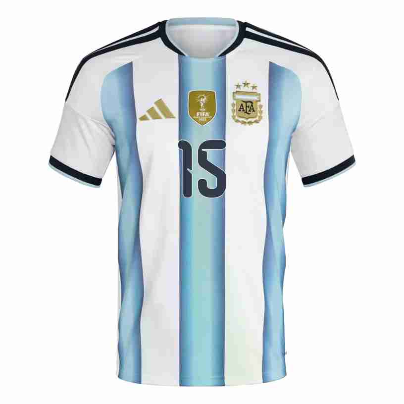GONZALEZ NO.15 Maglia Calcio Argentina Prima 2026 – Versione Giocatore_1 GONZALEZ NO.15 Maglia Calcio Argentina Prima 2026 – Versione Giocatore_1