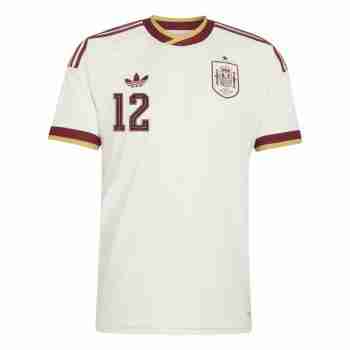 GRIMALDO NO.12 Maglia Calcio Spagna Away 2026 – Versione Giocatore_1