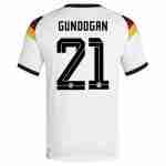 GUNDOGAN NO.21 Maglia Calcio Germania Prima 2026 – Versione Giocatore