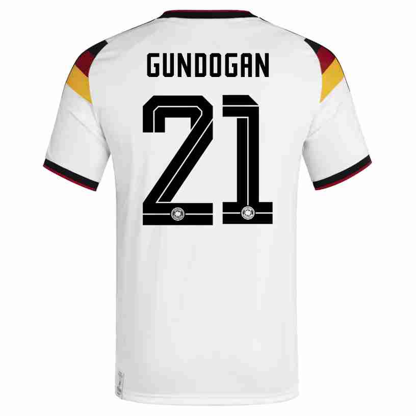 GUNDOGAN NO.21 Maglia Calcio Germania Prima 2026 – Versione Giocatore GUNDOGAN NO.21 Maglia Calcio Germania Prima 2026 – Versione Giocatore
