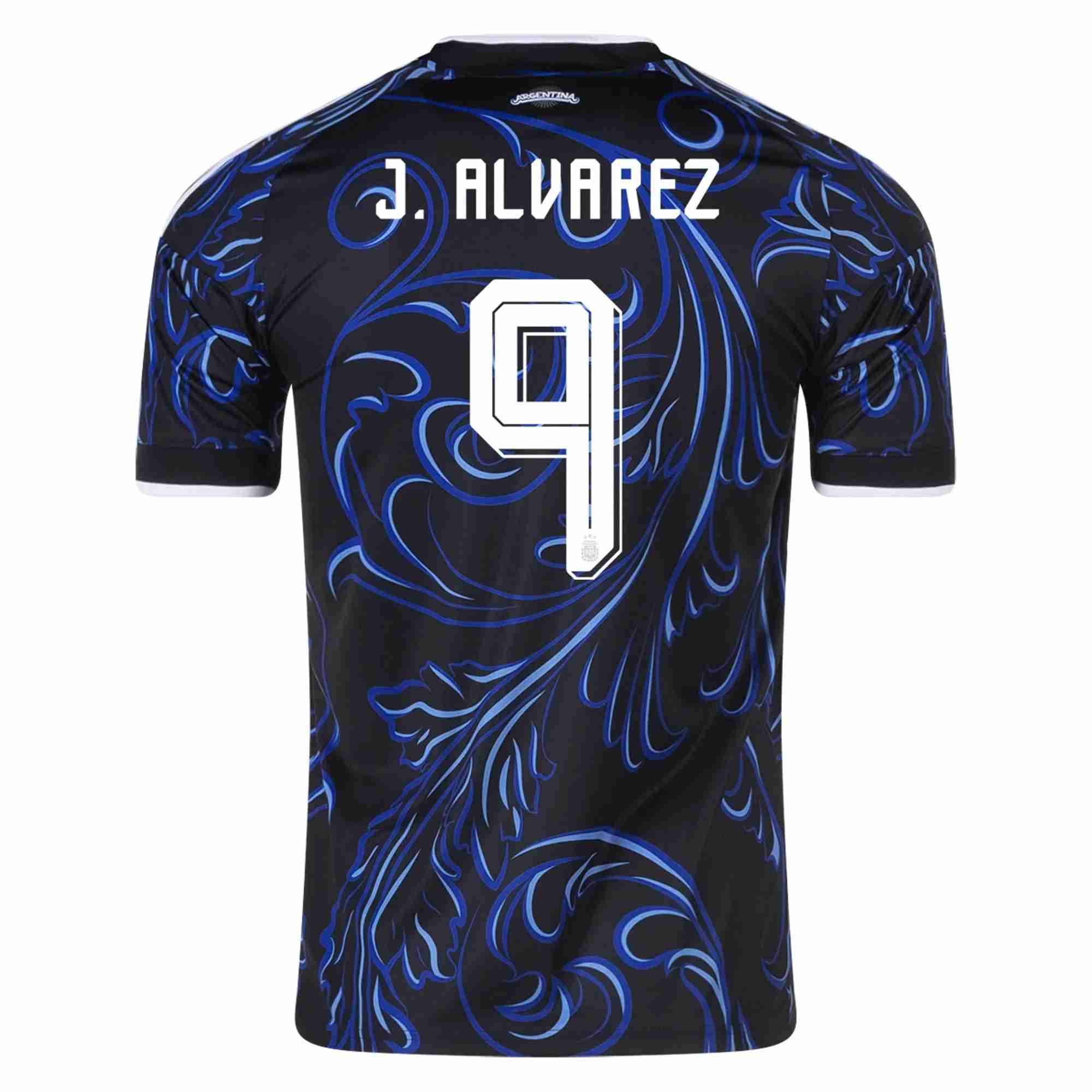 J.ALVAREZ NO.9 Maglia Calcio Argentina Away 2026 – Versione Giocatore J.ALVAREZ NO.9 Maglia Calcio Argentina Away 2026 – Versione Giocatore