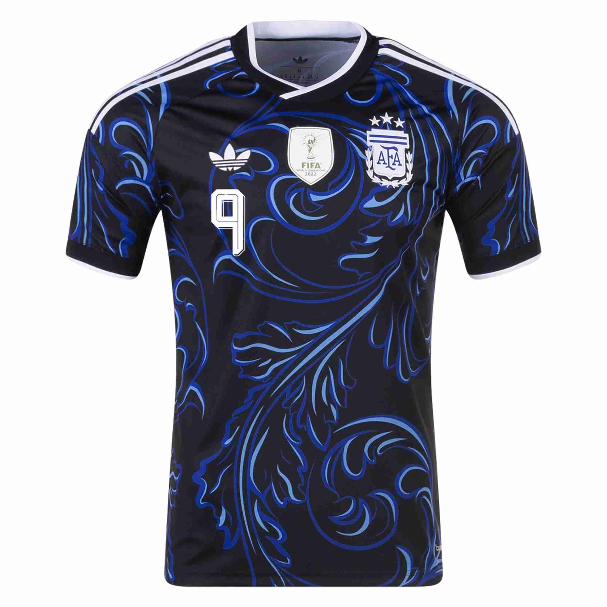 J.ALVAREZ NO.9 Maglia Calcio Argentina Away 2026 – Versione Giocatore_1 J.ALVAREZ NO.9 Maglia Calcio Argentina Away 2026 – Versione Giocatore_1