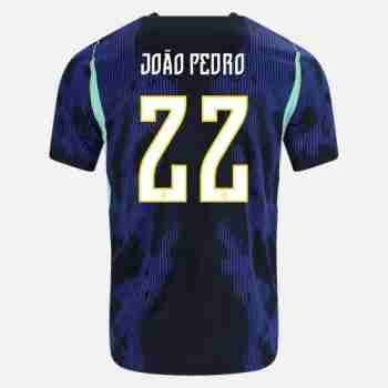 JOÃO PEDRO NO.22 Maglia Calcio Brasile Away 2026 – Versione Giocatore