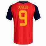 JOSELU NO.9 Maglia Calcio Spagna Prima 2026 – Versione Giocatore