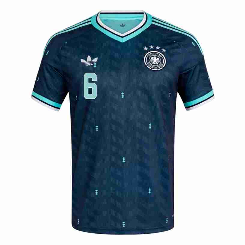 KIMMICH NO.6 Maglia Calcio Germania Away 2026 – Versione Giocatore_1 KIMMICH NO.6 Maglia Calcio Germania Away 2026 – Versione Giocatore_1