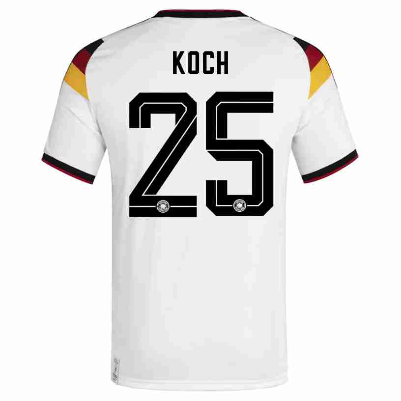 KOCH NO.25 Maglia Calcio Germania Prima 2026 – Versione Giocatore KOCH NO.25 Maglia Calcio Germania Prima 2026 – Versione Giocatore