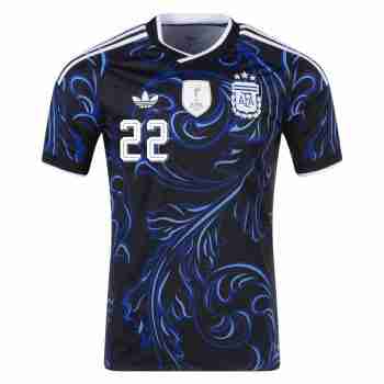 L.MARTINEZ NO.22 Maglia Calcio Argentina Away 2026 – Versione Giocatore_1