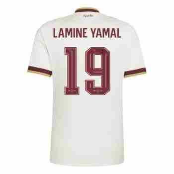 LAMINE YAMAL NO.19 Maglia Calcio Spagna Away 2026 – Versione Giocatore