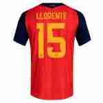 LLORENTE NO.15 Maglia Calcio Spagna Prima 2026 – Versione Giocatore