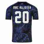 MAC ALLISTER NO.20 Maglia Calcio Argentina Away 2026 – Versione Giocatore