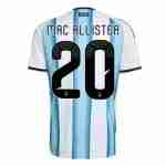 MAC ALLISTER NO.20 Maglia Calcio Argentina Prima 2026 – Versione Giocatore