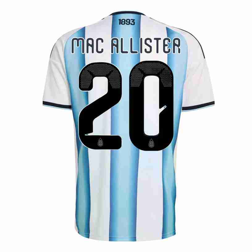 MAC ALLISTER NO.20 Maglia Calcio Argentina Prima 2026 – Versione Giocatore MAC ALLISTER NO.20 Maglia Calcio Argentina Prima 2026 – Versione Giocatore