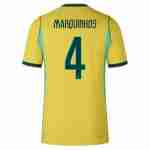 MARQUINHOS N.4 Maglia Calcio Brasile Prima 2026 – Versione Giocatore