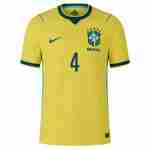MARQUINHOS N.4 Maglia Calcio Brasile Prima 2026 – Versione Giocatore