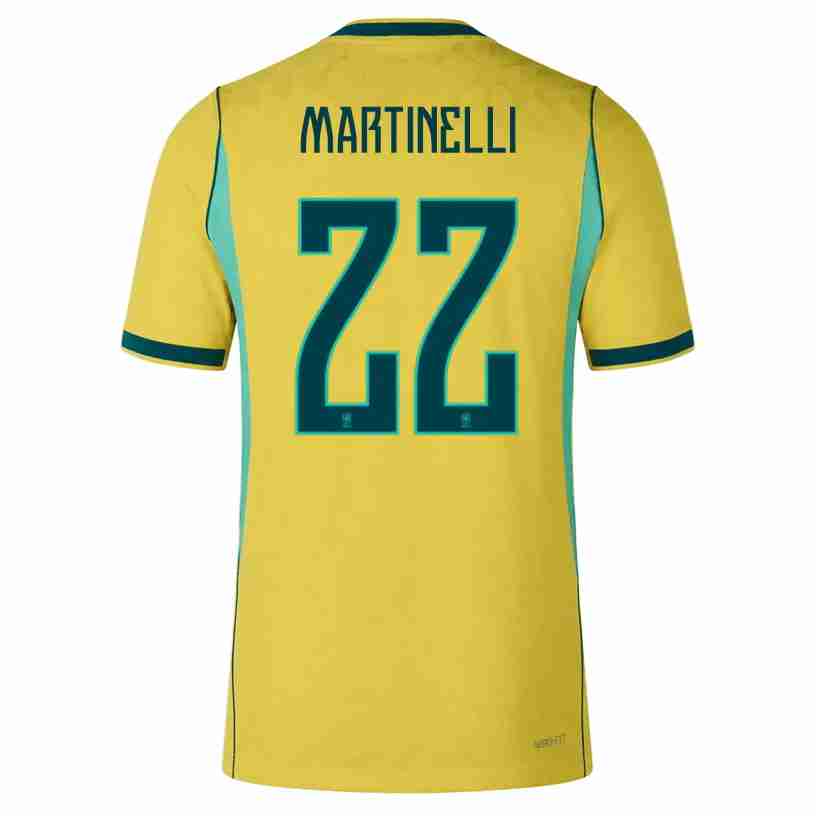 MARTINELLI NO.22 Maglia Calcio Brasile Prima 2026 – Versione Giocatore MARTINELLI NO.22 Maglia Calcio Brasile Prima 2026 – Versione Giocatore