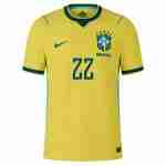 MARTINELLI NO.22 Maglia Calcio Brasile Prima 2026 – Versione Giocatore