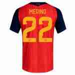 MERINO NO.22 Maglia Calcio Spagna Prima 2026 – Versione Giocatore