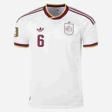 MERINO NO.6 Maglia Calcio Spagna Away 2026 – Versione Giocatore_1 MERINO NO.6 Maglia Calcio Spagna Away 2026 – Versione Giocatore_1