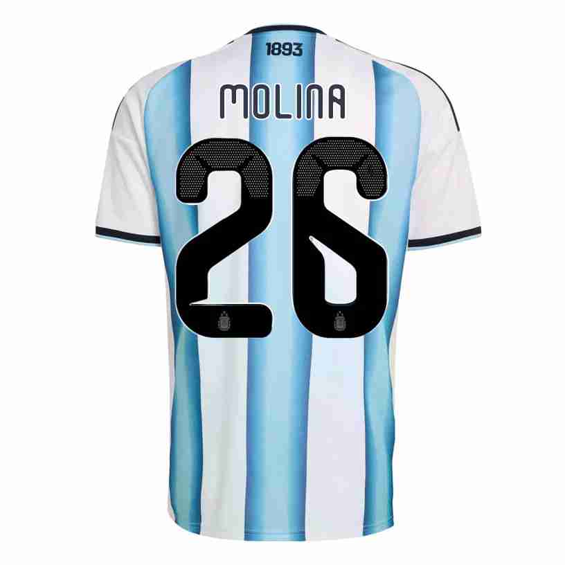 MOLINA NO.26 Maglia Calcio Argentina Prima 2026 – Versione Giocatore MOLINA NO.26 Maglia Calcio Argentina Prima 2026 – Versione Giocatore
