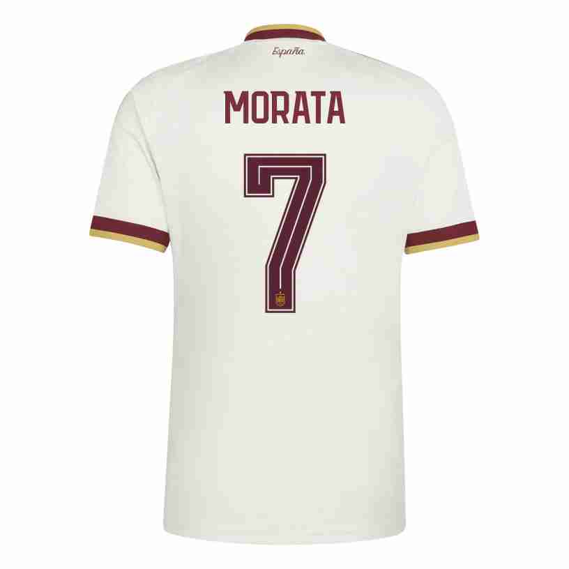 MORATA NO.7 Maglia Calcio Spagna Away 2026 – Versione Giocatore MORATA NO.7 Maglia Calcio Spagna Away 2026 – Versione Giocatore