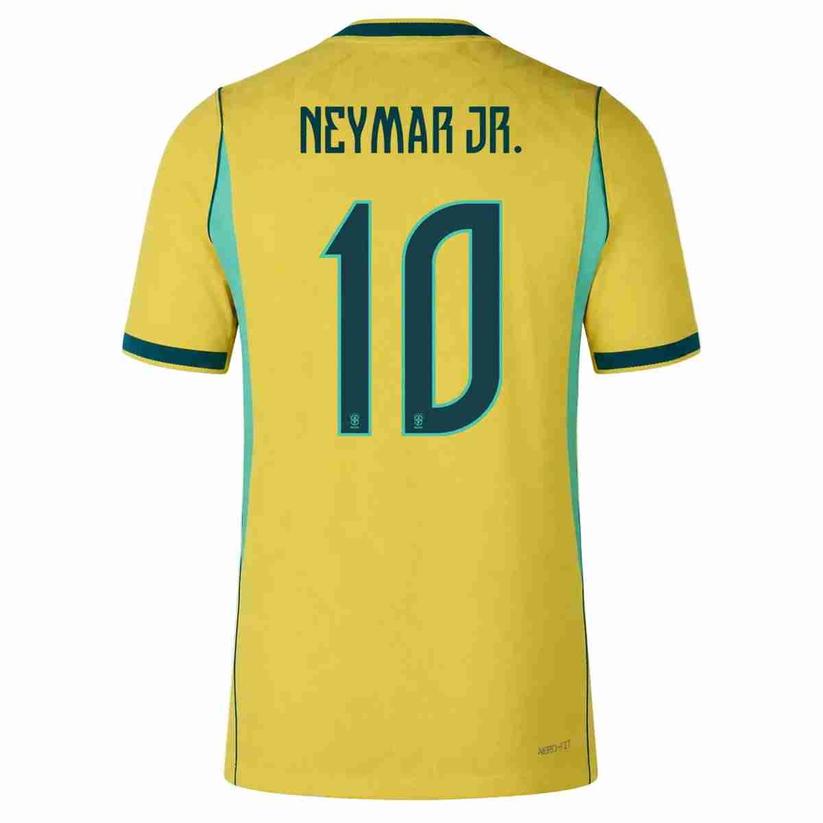 NEYMAR JR. NO.10 Maglia Calcio Brasile Prima 2026 – Versione Giocatore NEYMAR JR. NO.10 Maglia Calcio Brasile Prima 2026 – Versione Giocatore