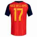 NICO WILLIAMS NO.17 Maglia Calcio Spagna Prima 2026 – Versione Giocatore