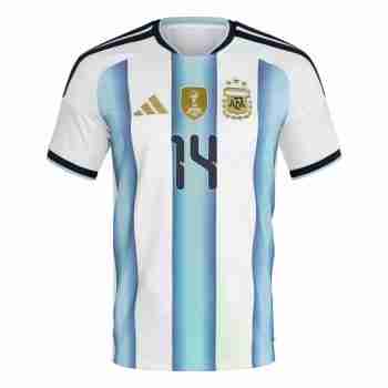 PALACIOS NO.14 Maglia Calcio Argentina Prima 2026 – Versione Giocatore_1
