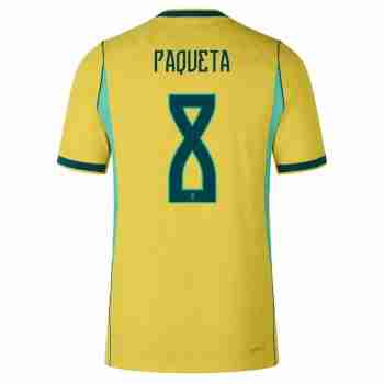 PAQUETA NO.8 Maglia Calcio Brasile Prima 2026 – Versione Giocatore