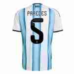 PAREDES NO.5 Maglia Calcio Argentina Prima 2026 – Versione Giocatore