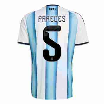 PAREDES NO.5 Maglia Calcio Argentina Prima 2026 – Versione Giocatore