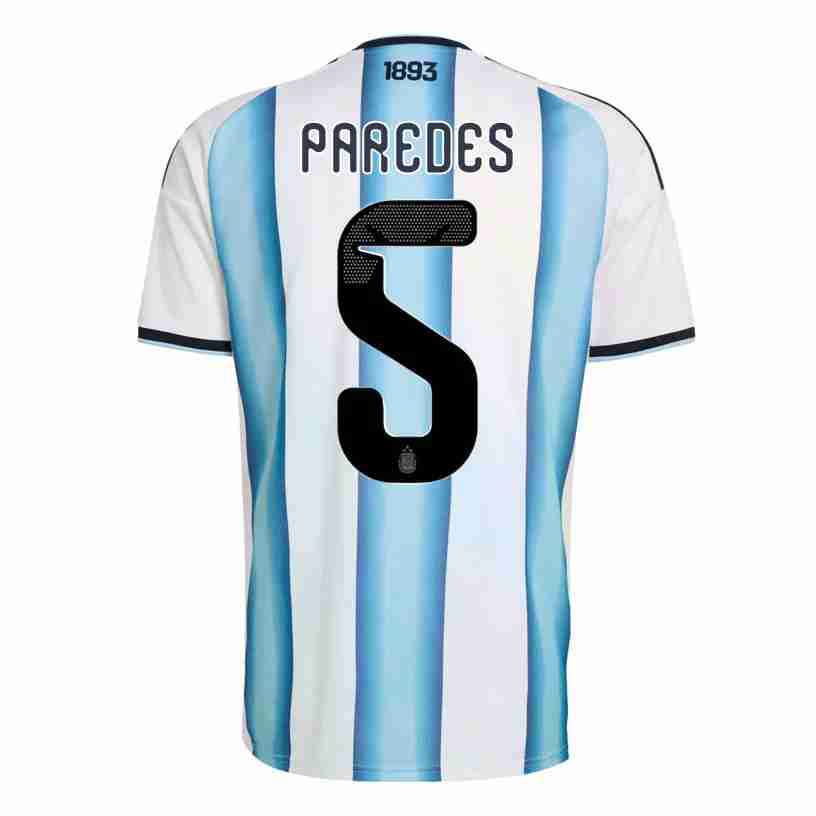 PAREDES NO.5 Maglia Calcio Argentina Prima 2026 – Versione Giocatore PAREDES NO.5 Maglia Calcio Argentina Prima 2026 – Versione Giocatore