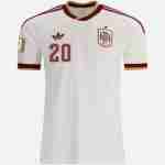 PEDRI NO.20 Maglia Calcio Spagna Away 2026 – Versione Giocatore
