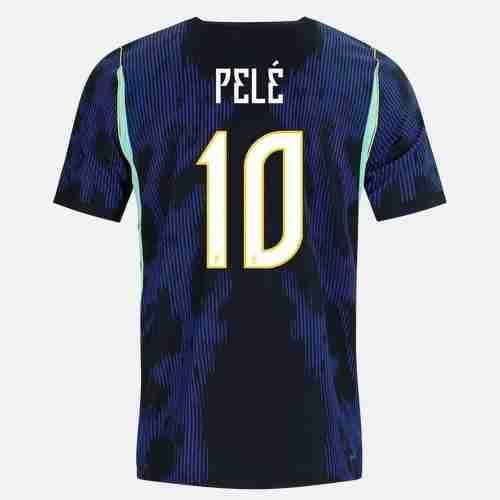 PELÉ NO.10 Maglia Calcio Brasile Away 2026 – Versione Giocatore PELÉ NO.10 Maglia Calcio Brasile Away 2026 – Versione Giocatore