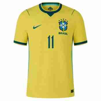 RAPHINHA NO.11 Maglia Calcio Brasile Prima 2026 – Versione Giocatore_1