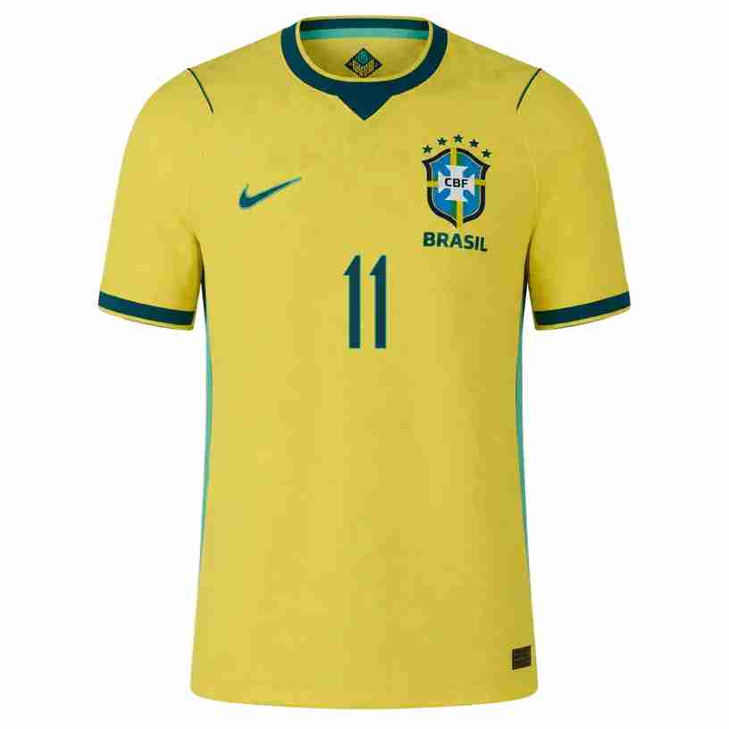 RAPHINHA NO.11 Maglia Calcio Brasile Prima 2026 – Versione Giocatore_1 RAPHINHA NO.11 Maglia Calcio Brasile Prima 2026 – Versione Giocatore_1