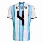 ROMERO NO.4 Maglia Calcio Argentina Prima 2026 – Versione Giocatore