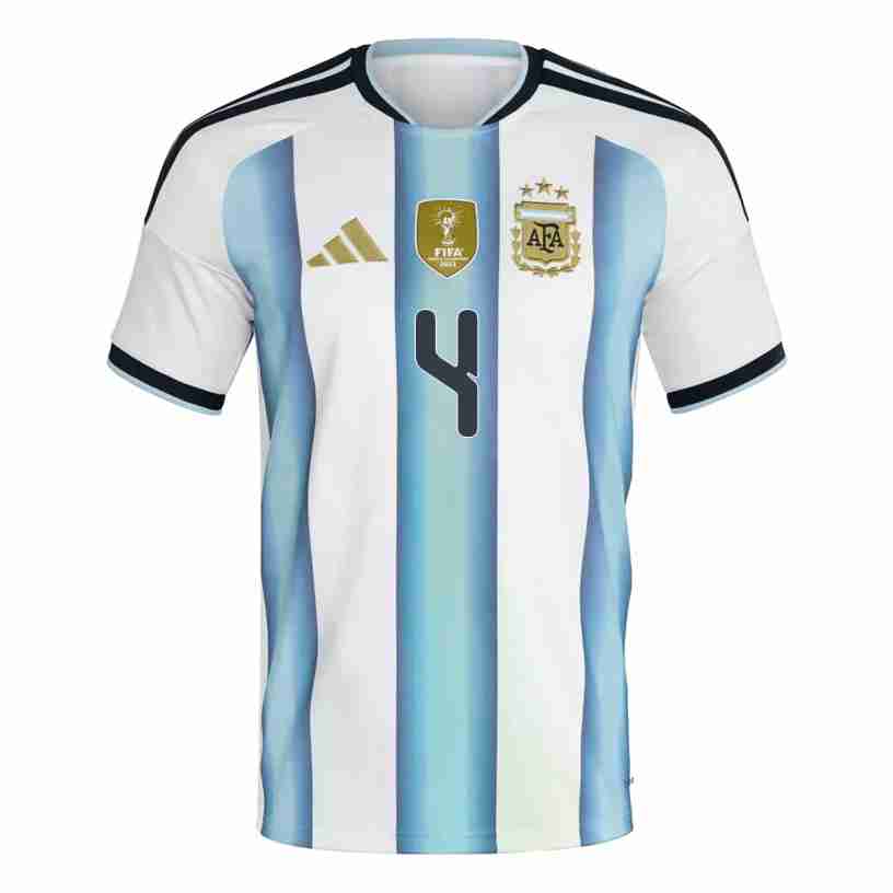 ROMERO NO.4 Maglia Calcio Argentina Prima 2026 – Versione Giocatore_1 ROMERO NO.4 Maglia Calcio Argentina Prima 2026 – Versione Giocatore_1
