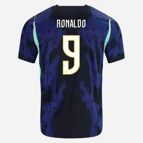 RONALDO NO.9 Maglia Calcio Brasile Away 2026 – Versione Giocatore RONALDO NO.9 Maglia Calcio Brasile Away 2026 – Versione Giocatore