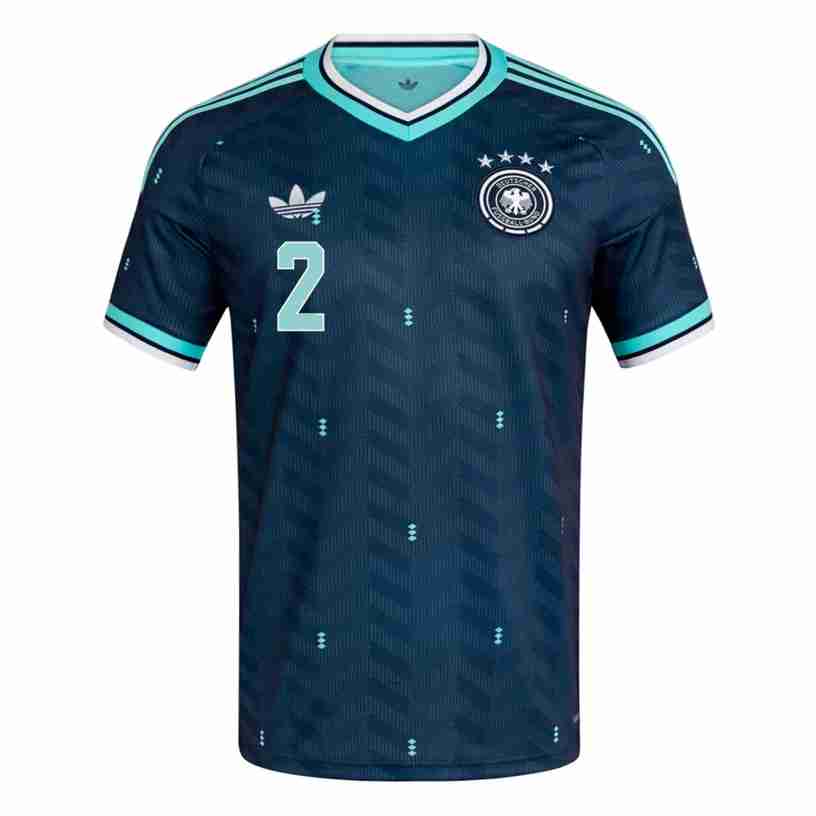 RUDIGER NO.2 Maglia Calcio Germania Away 2026 – Versione Giocatore_1 RUDIGER NO.2 Maglia Calcio Germania Away 2026 – Versione Giocatore_1