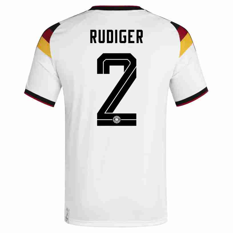 RUDIGER NO.2 Maglia Calcio Germania Prima 2026 – Versione Giocatore RUDIGER NO.2 Maglia Calcio Germania Prima 2026 – Versione Giocatore